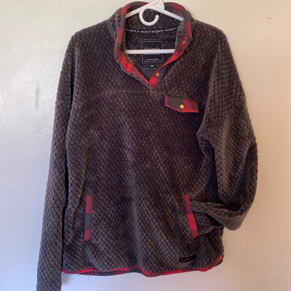 Simply Southern Sherpa Pullover Jacket